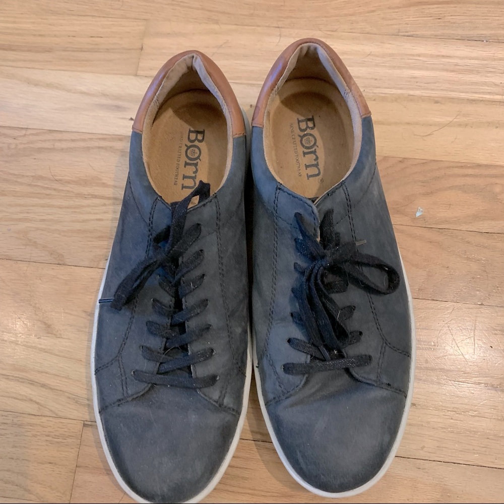 Brand new!! BORN size 10 Men’s casual shoes. Never worn. Charcoal gray